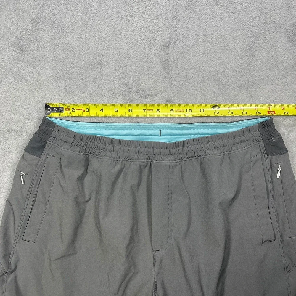 Birddogs Gym Shorts Mens XXL Gray Lined Athletic Zipper Pockets